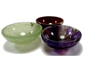 อัญมณีธรรมชาติ ชามหินหลายชิ้น ผลิตภัณฑ์ ชามหินธรรมชาติ ประเภท ชามคริสตัลอัญมณีสําหรับตกแต่ง ผู้ค้าส่ง - Product Image 1