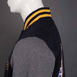 Varsity Jacket Mangas largas con puños acanalados Letterman College jacket College Baseball jacket para hombres - Product Image 6