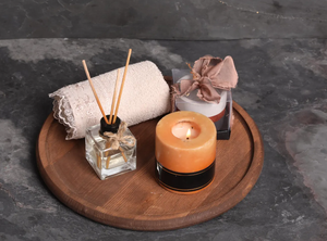 Assiettes de présentation en bois massif faites à la main les plus vendues décorations de mariage populaires polies ensembles de plats durables-commande minimum 50pcs - Product Image 2