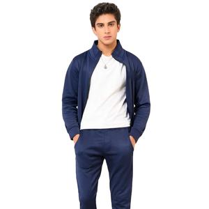 Ensemble de survêtements d'hiver pour hommes coupe normale logo personnalisé survêtement de jogging en polaire technique respirant séchage rapide léger 100% coton - Product Image 1