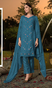 Colección exclusiva Heavy Jam Silk Designer Sal-War Suit para mujer Venta en línea - Product Image 3