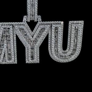 สร้อยคอจี้เพชรทันสมัยดีไซน์ไม่เหมือนใครสำหรับเครื่องประดับแฟชั่นสำหรับสุภาพสตรีที่สง่างาม - Product Image 3