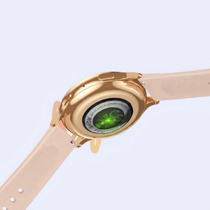 Reloj inteligente CO-FIT con pantalla táctil AMOLED de 1,32 pulgadas, frecuencia cardíaca, NFC para mujer, rastreador de actividad física de lujo con correa de silicona - Product Image 4