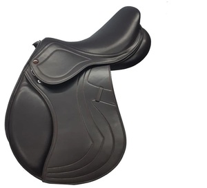 Selle de dressage de chevaux anglais Selle de dressage anglaise avec cuir de vachette souple enveloppé de cheval selle de course à prix abordable - Product Image 1