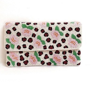 2024 Trending Seed Beads Embroidery Clutch Hand Purce for Women <b>Girls</b> Handcrafted Seed Beaded Clutch Hand <b>Bag</b> for Women Stylish - Product Image 4