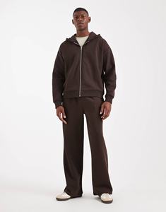 Ensemble survêtement et sweat à capuche en polaire pour homme, style sportif, vêtements de sport, tenue chaude d'hiver pour un usage quotidien - Product Image 2