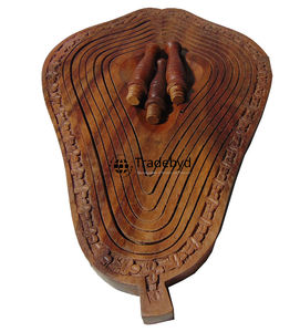 Panier à fruits secs en bois de qualité supérieure moderne, écologique, fait à la main, bol de rangement pour la décoration de la cuisine, Tradebyd - Product Image 4