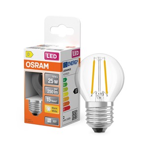 สำหรับ OSRAM P25 LED Drip Bulb 1.8W E27 หลอดไฟใส 6 หลอด - Product Image 1
