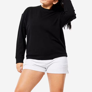 Nouveau sweat-shirt oversize tendance pour femme, manches longues, style streetwear hiver, haute qualité, personnalisable, 100% coton, faible MOQ - Product Image 2