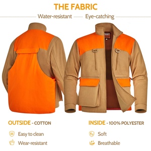 Wholesale Outdoor Hunting Clothes Waterfowl Jungle Camouflage Fishing <b>Soft</b> <b>Shell</b> <b>Jacket</b> Waterproof Anti-UV Polyester/Cotton - Product Image 4