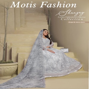 Trajes paquistaníes para mujeres de diseñadores pakistaníes Salwar kamez by Motis Fashion Vol SHANZAY Vestidos paquistaníes Kurta set para mujeres - Product Image 5