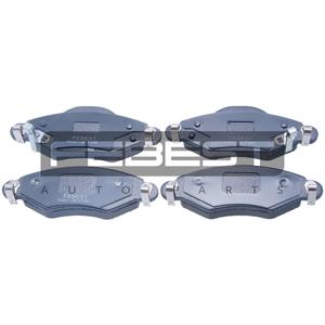 Set di pastiglie freno anteriori FEBEST (0101-SCP10F) - Product Image 1