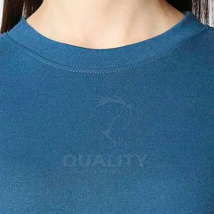 เสื้อยืดผู้หญิงลำลองสำหรับฤดูร้อนที่เป็นมิตรกับสิ่งแวดล้อม - เนื้อผ้าน้ำหนักเบา นุ่ม ระบายอากาศได้ดี แห้งเร็ว ผ้าฝ้าย 100% - Product Image 5