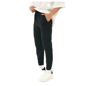 Classic <b>Men</b> <b>Skinny</b> <b>Jogger</b> Pants 100% Cotton Slim Fit Casual Sweatpants Gym Training Streetwear Bottoms OEM Private Label - Product Image 2