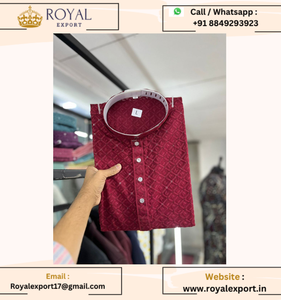 ผ้าคูต้าบุรุษปักตรงและหนักผ้าฝ้าย Manywar ใหม่ของเรา - Product Image 3