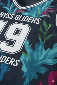 Camiseta sin mangas Birdseye Mesh Team con logo frontal, transpirable, de secado rápido, estilo profesional, personalizada, para hombre, sublimada. - Product Image 4