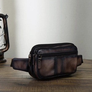 Nouvel arrivage de sac messager de bureau de luxe pour hommes LCB-0012 de haute qualité en cuir véritable style vintage - Product Image 2