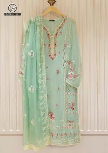 Best Customized Heavy Chiffon Women's Salwar Kameez Suit Premium Party <b>Dress</b> Handcrafted by Top Manufacturers - Product Image 5