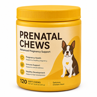Complément prénatal pour chiens, croquettes molles pour le développement des chiots, pour les mamans canines gestantes, soins de lactation, marque privée, vente en gros, B2B