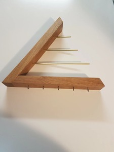 Porte-bijoux mural en bois de qualité supérieure avec design artistique idéal pour le rangement des placards de courtoisie et l'affichage décoratif en Inde - Product Image 5