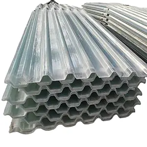类型尺寸轻质波纹塑料屋顶板价格，纤维玻璃钢面板，材料