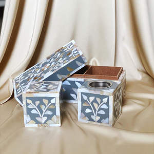 Juego de quemador de incienso Bakhoor con incrustaciones de madreperla Incienso Mubkhar Oud Bakhoor Caja y quemador Mubkhar - Product Image 1