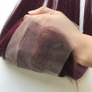 ผมต่อจากเวียดนามแบบดิบพรีเมียมหรูหราเครื่องทำสีเบอร์กันดีเข้มธรรมชาติ - Product Image 4