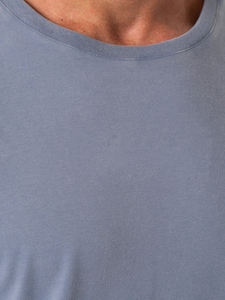 Camiseta holgada de gran tamaño de algodón 100% más vendida para hombre, camiseta informal con logotipo impreso DTG personalizado, camiseta de Hip Hop con hombros caídos - Product Image 4