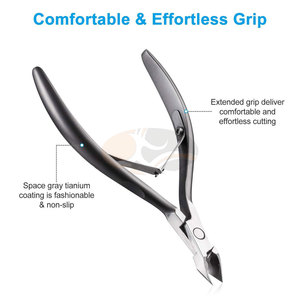 Professional Stainless Steel Nail Clipper Finger Toenail Trimmer Cuticle Nipper Dead Skin Scissors Cuticle Remover Box - Product Image 4
