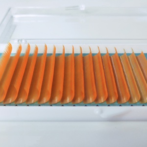 ขนตาปลอมสีส้มนีออนทำจากเวียดนามมีสีเรืองแสงเข้ม0.10ต่อขนตานีออน8-15มม. ผสมกัน - Product Image 4