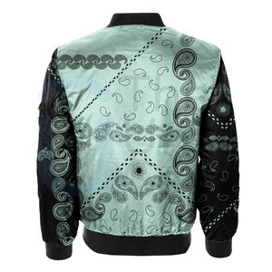 Chaqueta Bomber de Invierno para Hombre de Alta Calidad, Cuello Alto, Impresión Frontal Personalizada, a la Moda, para Carreras, Ciclismo, Otoño, Aire Libre, Estilo Urbano - Product Image 4