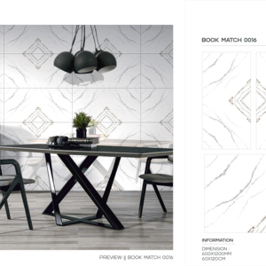 Azulejos de Porcelana Pulida con Vetas Doradas, 600x1200mm, Losas Grandes para Pisos y Paredes, Azulejos de Lujo de Calidad de Exportación para Villas - Product Image 1