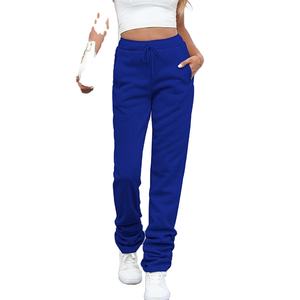 Good Fabric Joggers Pantalones de chándal de entrenamiento Pantalones apilados Ropa estampada Cómodo y transpirable Mujeres Stack Fitness Pantalones de chándal - Product Image 2