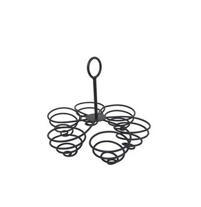 Soporte para huevos de hierro hecho a mano, perfecto para Decoración de cocina e interior de granja rústica - Product Image 2