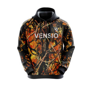 Sólido con capucha personalizado desgastado pulóver caza 100% poliéster completo impreso Sudadera con capucha hombres - Product Image 5