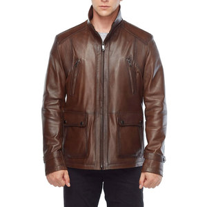 Hot Sale New Arrival Men's High Winter Cow Leather <b>Jacket</b> Custom Hooded <b>Light</b> Design Most Popular Customizable <b>jacket</b> for men - Product Image 1