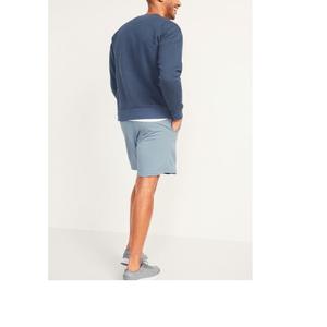 Shorts Cargo Classiques Homme en Polyester/Coton Toile, Taille Haute Unie avec Cordon de Serrage, Écologiques et Décontractés – Meilleures Ventes - Product Image 4