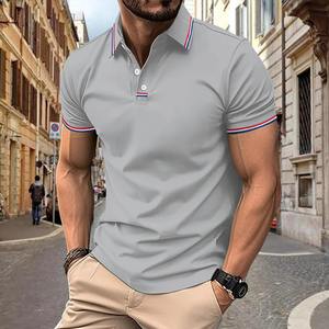 Extérieur Nouveau Été Best-seller Hommes Confortable Respirant Séchage Rapide Chemise T-shirt POLO Voyage Affaires Mode Sports - Product Image 3
