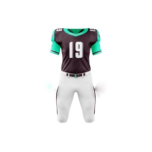 Novedad 2024, Camisetas de Fútbol Americano Personalizadas Hechas a Medida, 100% Poliéster, Tallas Grandes, Nombre y Número Personalizados, Uniforme de Manga Corta - Product Image 3