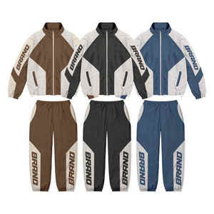 Chaqueta Cortavientos de Nailon de Diseño Personalizado de Primera Calidad, Estilo Casual de Verano para Hombre, Pantalones Transpirables con Cuello Alto y Cremallera - Product Image 2