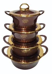 Atractivas; hermosas ollas árabes de metal que preparan comidas saludables a base de ingredientes básicos - Product Image 4