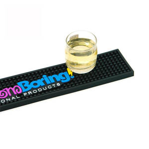 Silicone <b>bar</b> <b>mat</b> easy to clean dishwasher safe reusable durable <b>mat</b> keeps <b>bar</b> area neat perfect for wholesale buyers in USA - Product Image 4