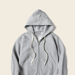 Blank Heavyweight Unisex Zip Up French Terry <b>Hoodie</b> Zipper Manufacturer Vintage Zip Up <b>Hoodie</b> Basics Cotton Blended <b>Hoodie</b> - Product Image 4