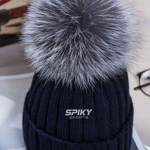 Gorros de invierno unisex al por mayor, gorros de punto de lana suave con puños, gorros de moda cálidos para clima frío - Product Image 5