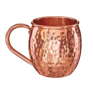 Martelé Fini Haute Qualité Moscou Mule Cuivre Tasse Premium Émail Bonne Santé Tasse pour L'eau Potable En Gros Cuivre Tasse - Product Image 1