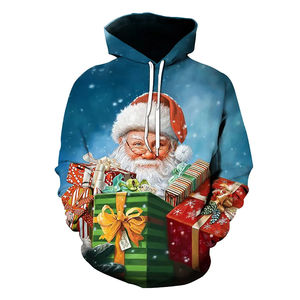 Sudaderas CON CAPUCHA DE Navidad de poliéster para hombre, sudaderas con capucha de Navidad, sublimación personalizada, sudaderas con capucha de Navidad - Product Image 6