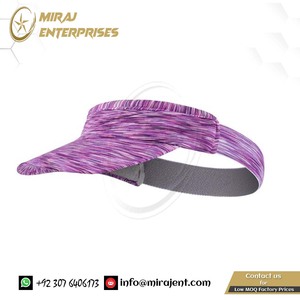 ผู้ชายผู้หญิงBreathableเหงื่อดูดซับขี่จักรยานที่มีสีสันวิ่งยืดหยุ่นPeakedหมวกขายส่งกีฬาVisorหมวกบังแดดกลางแจ้ง - Product Image 3