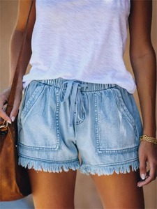 2025 nouveau short femme lavé décontracté été jean Shorts pour femme Premium personnaliser en détresse Denim Shorts - Product Image 2