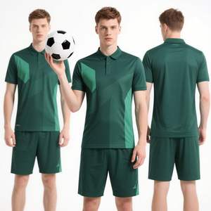 Men's Custom Logo Soccer Jersey Set Sports Uniforms With Football Kit Dropshipping for Soccer Wear - Product Image 3
