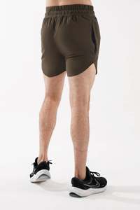 Pantalones cortos deportivos de secado rápido para hombre, para correr, entrenamiento, logotipo personalizable, bolsillos, ropa de gimnasio, ropa deportiva, entrenamiento físico - Product Image 4